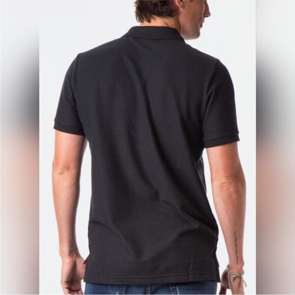 NWT US Polo Assn Black Men’s Pique Polo 3XLT - Picture 2 of 9